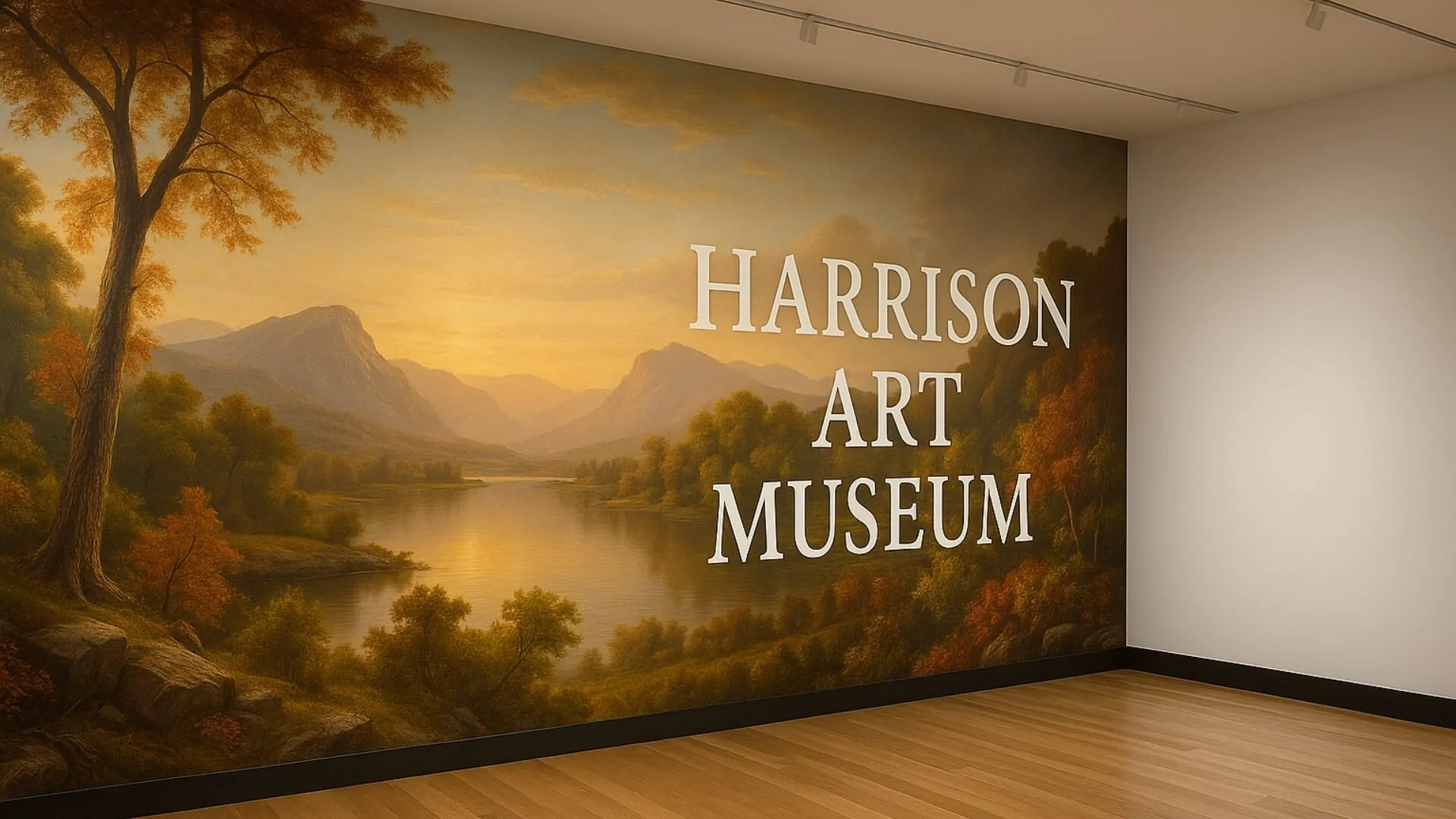 harrison art museum wall mural new york city