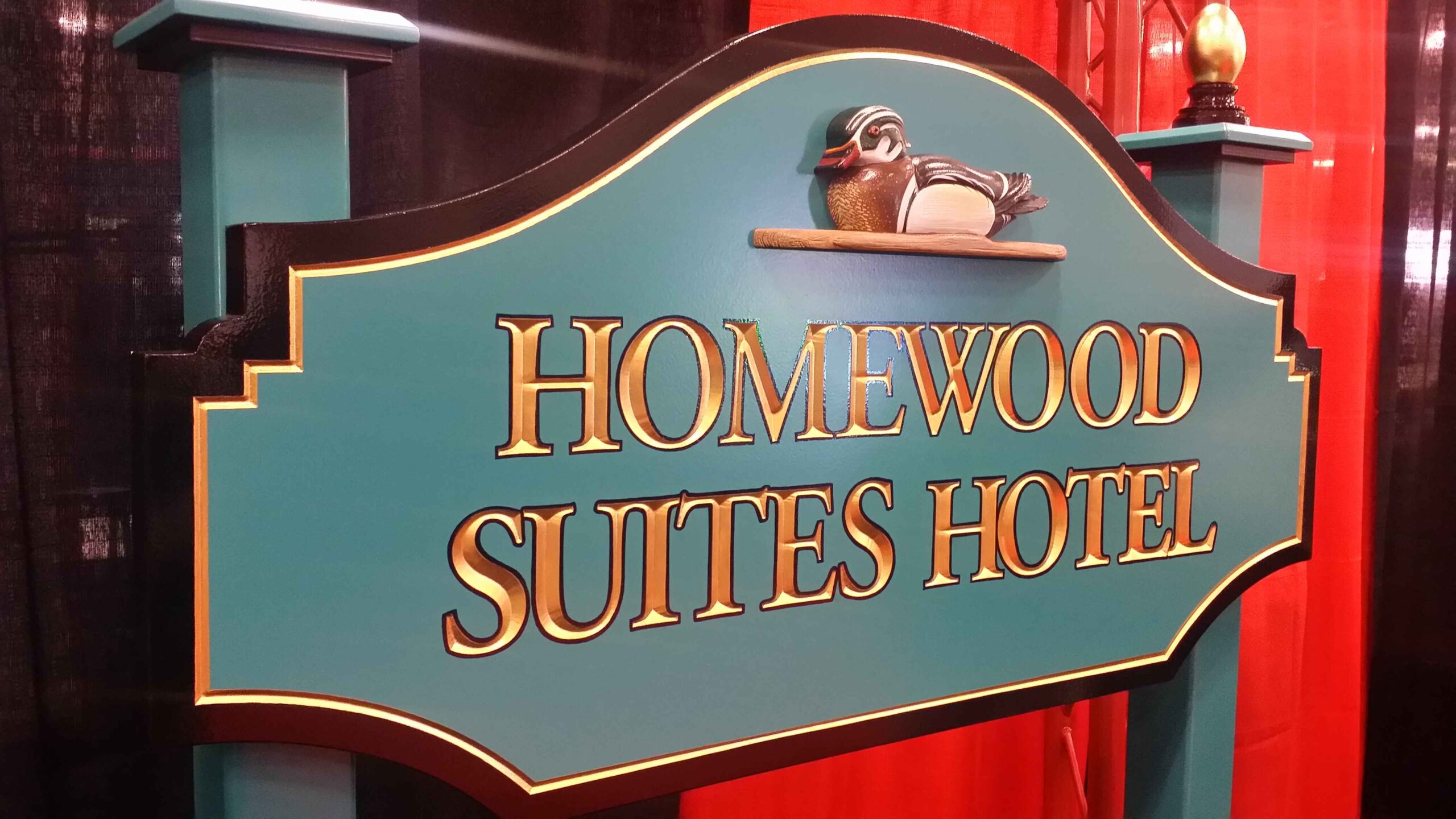 homewood suites hotel carved signs near me
