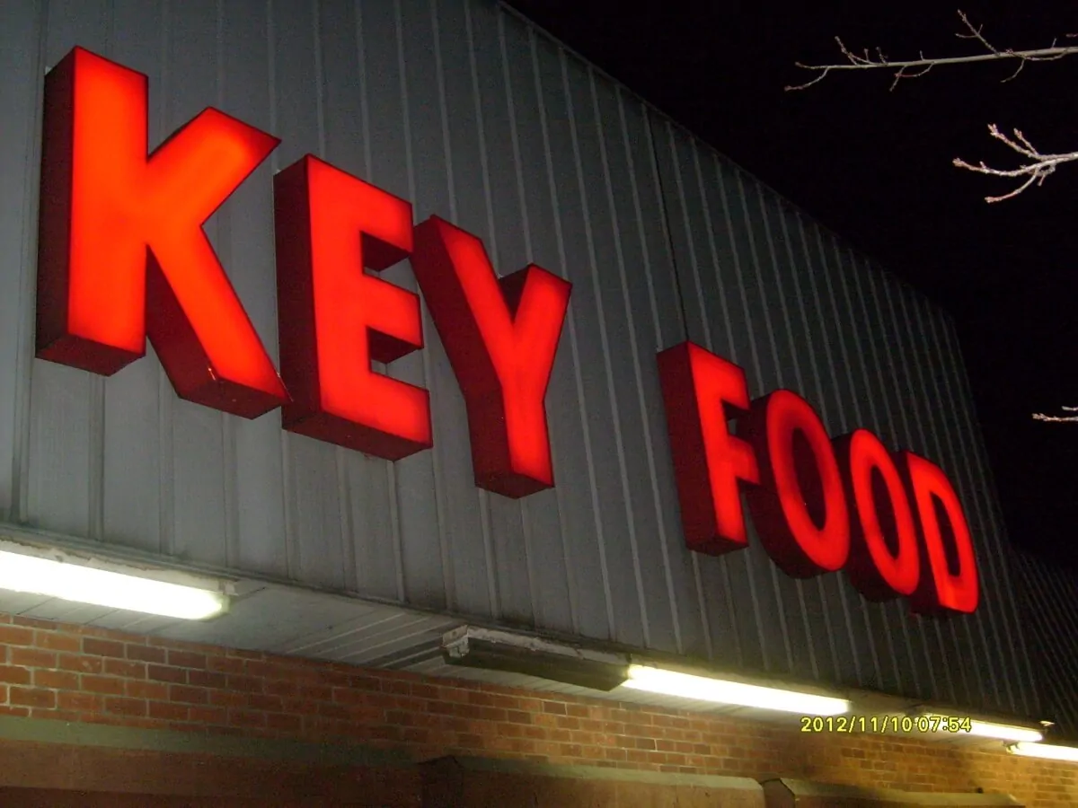 key food sign for religious places nyc