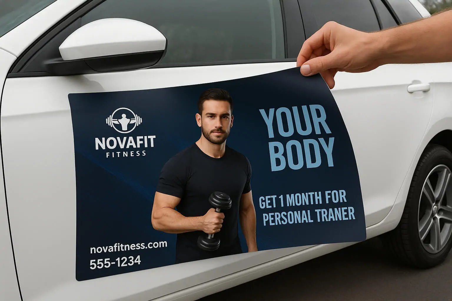 magnetic signs for vehicle and transport