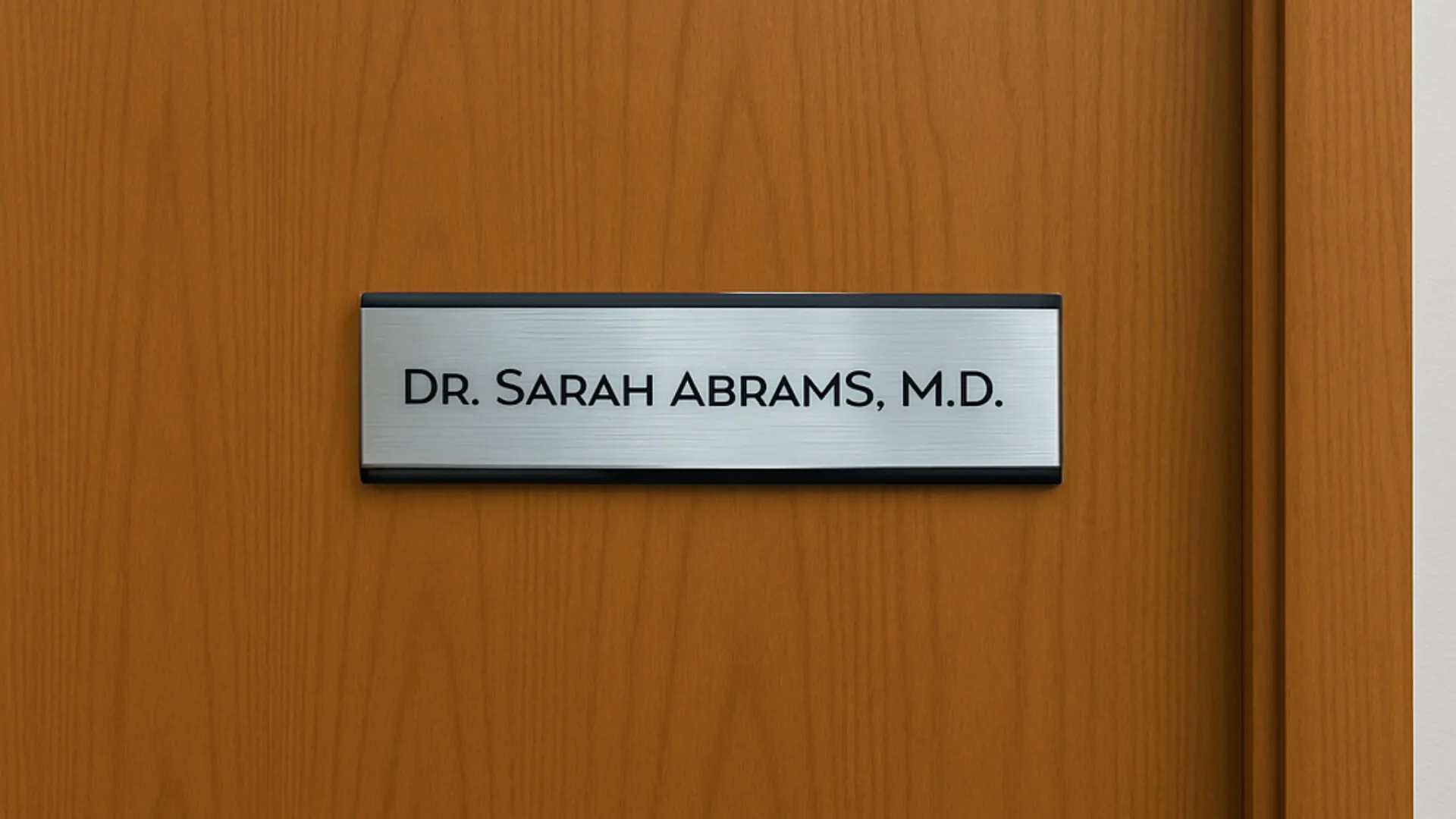 nameplate signs for office rooms for government offices