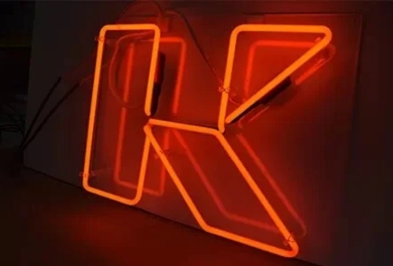 neon letter signs