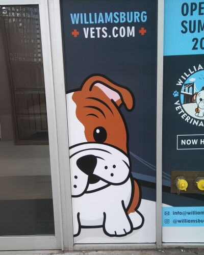 Window Wraps 84 pet window wrap