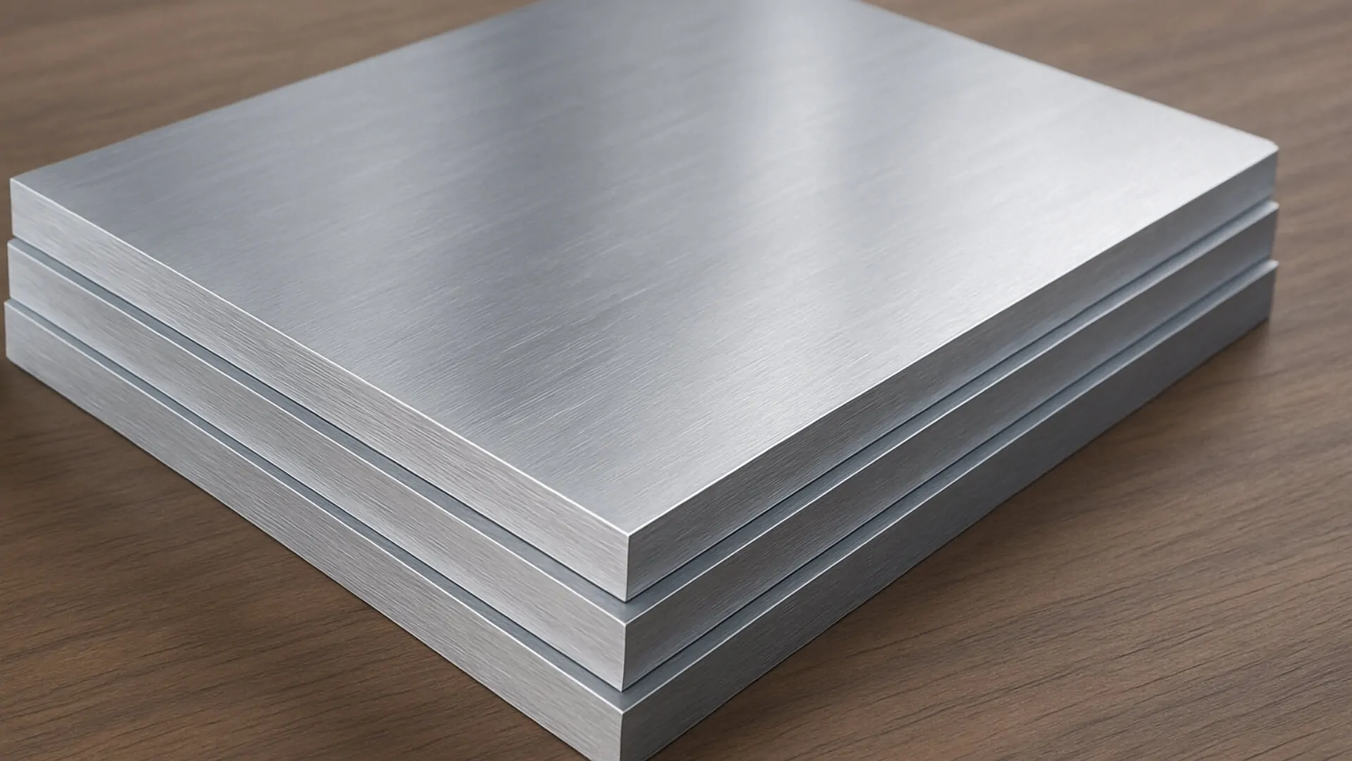 pile of aluminum sheets
