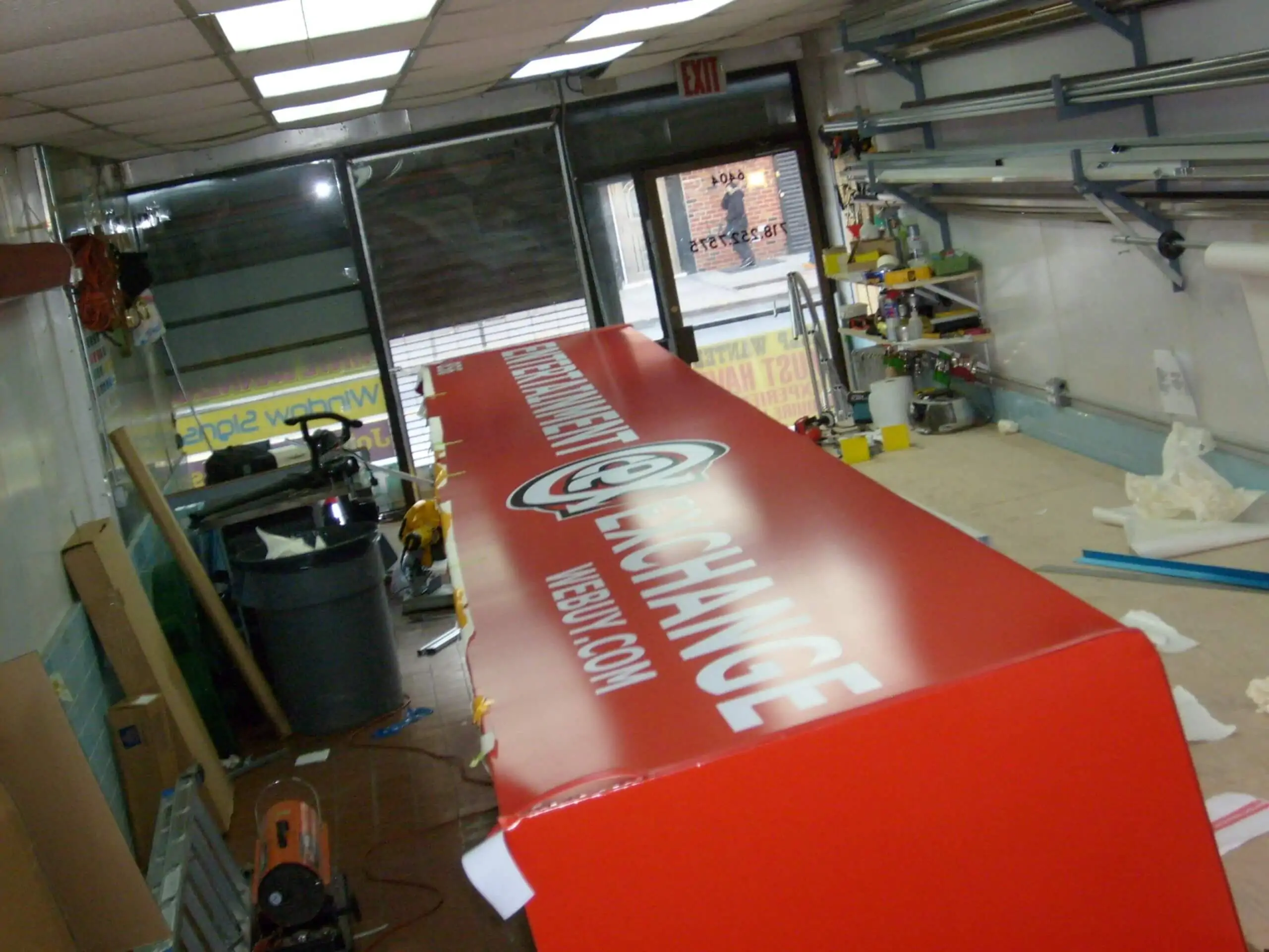 refacing of old awning