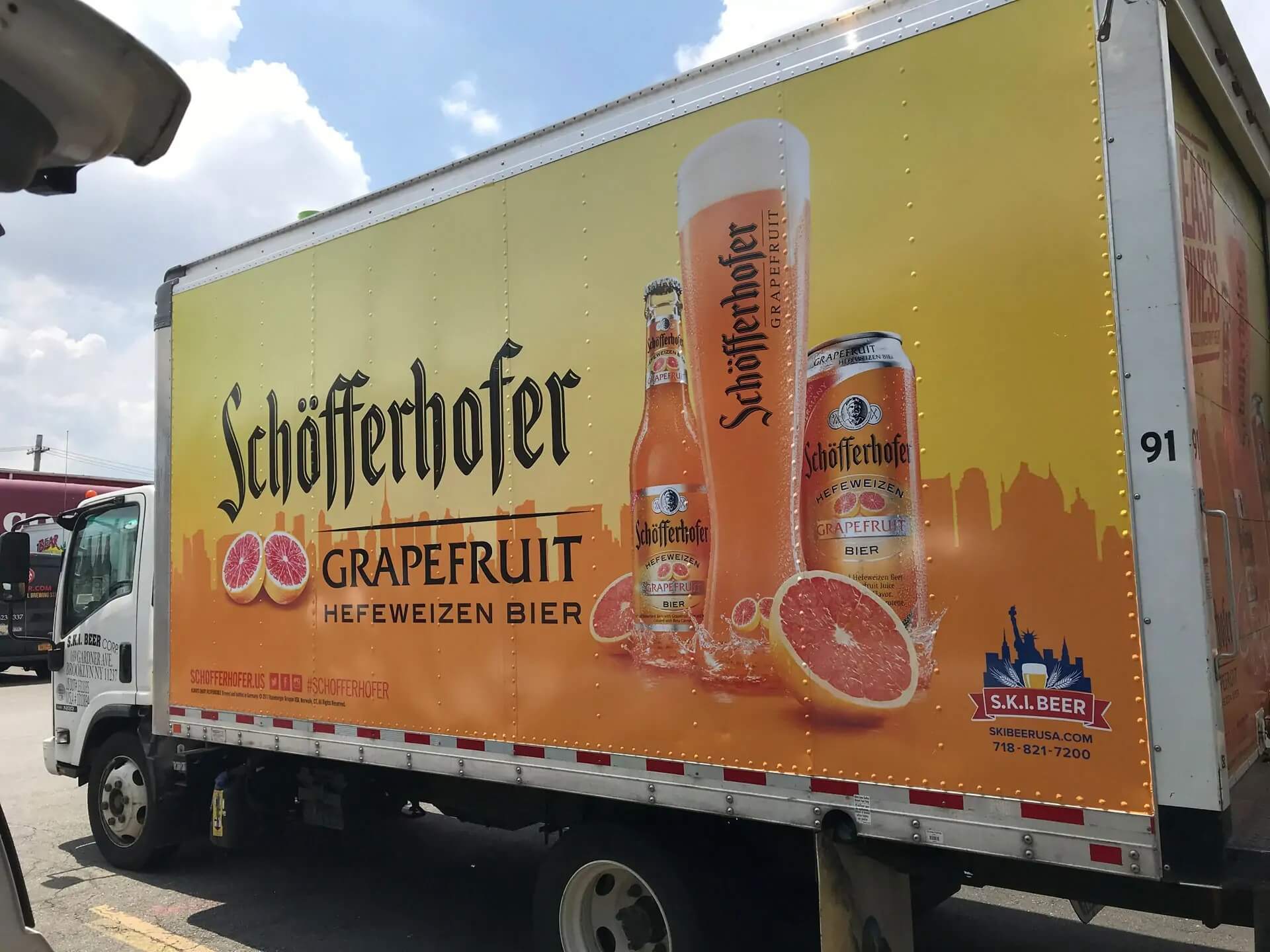 ski beer fleet graphics signs nyc