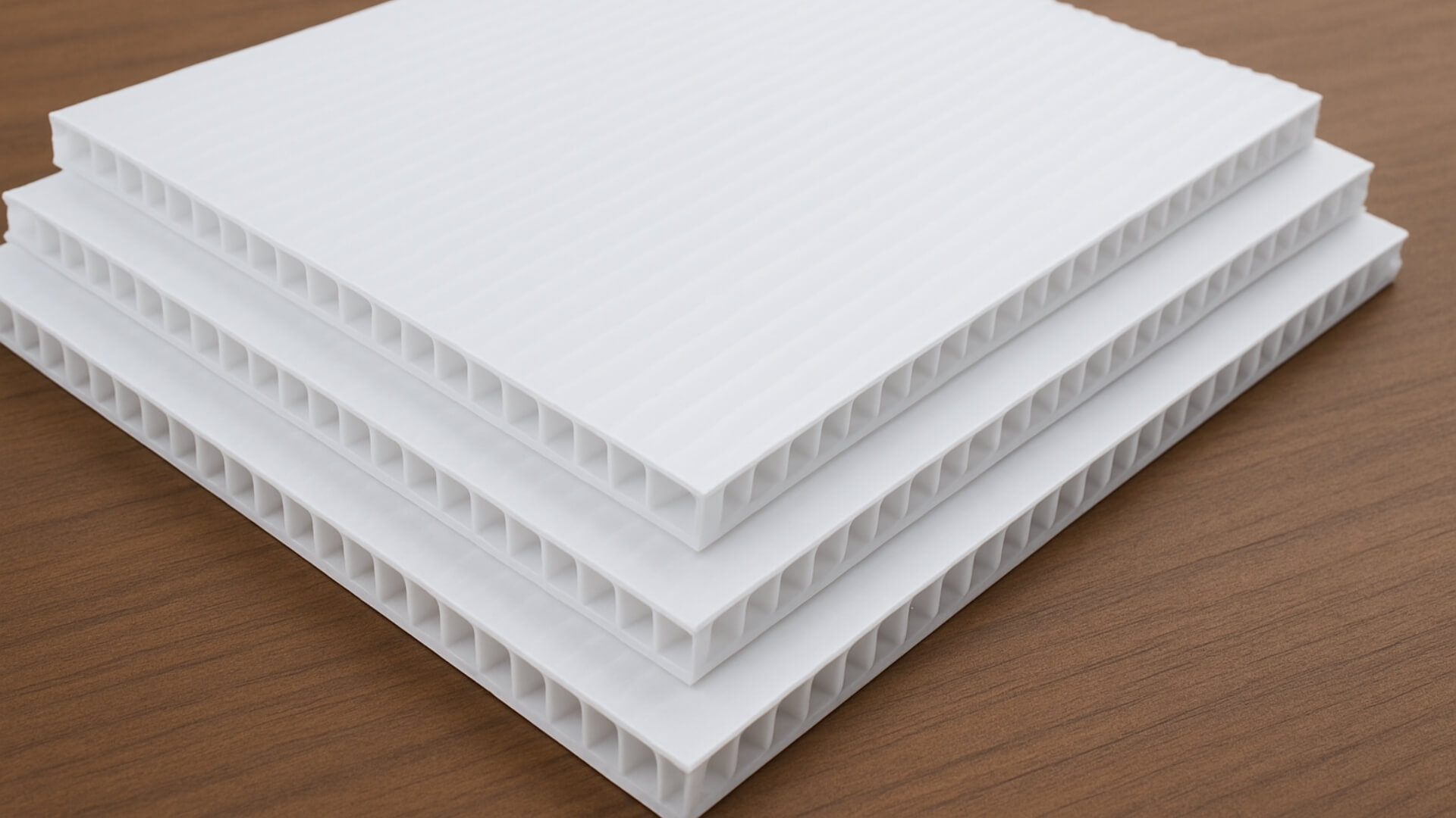 stack of coroplast sheets