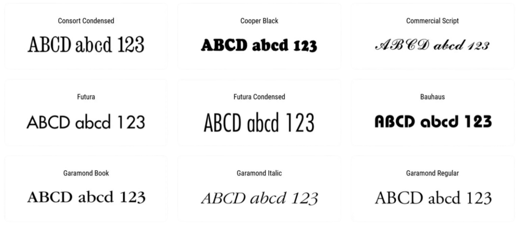 Standard Best Font for Signs and Banners