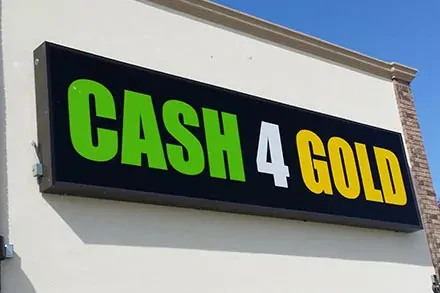 standard light box signs