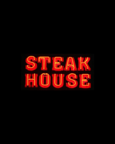 steak house neon sign