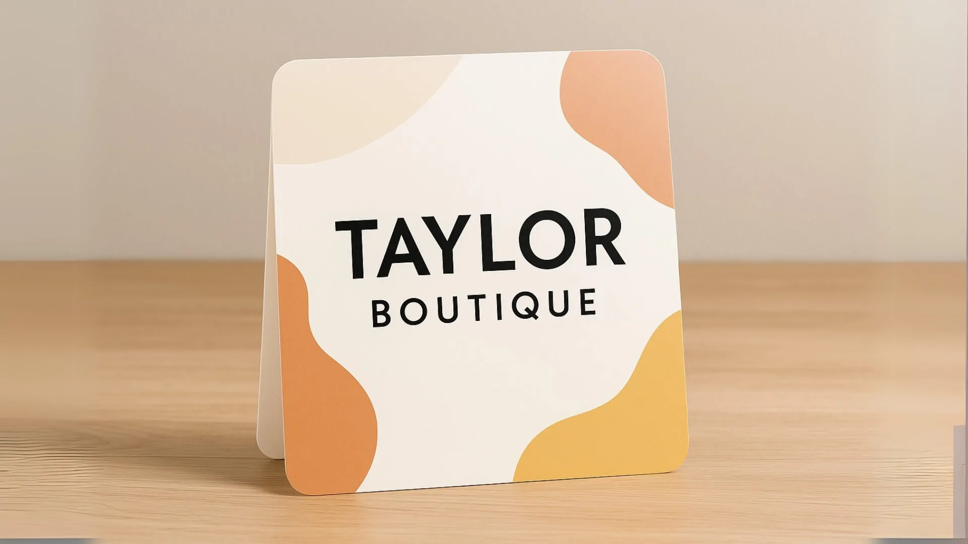styrene made for taylor boutique sign
