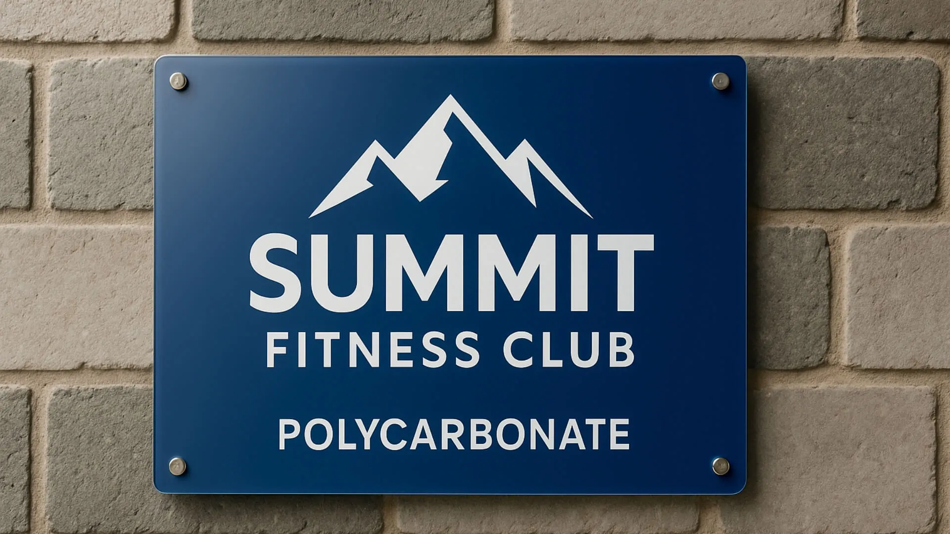 summit fitness club made with polycarbonate
