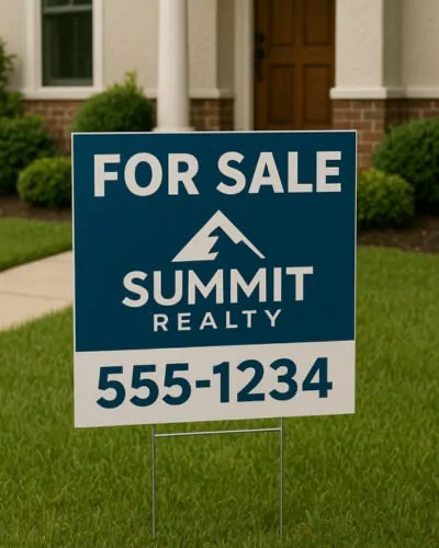 summit realty yard sign nyc