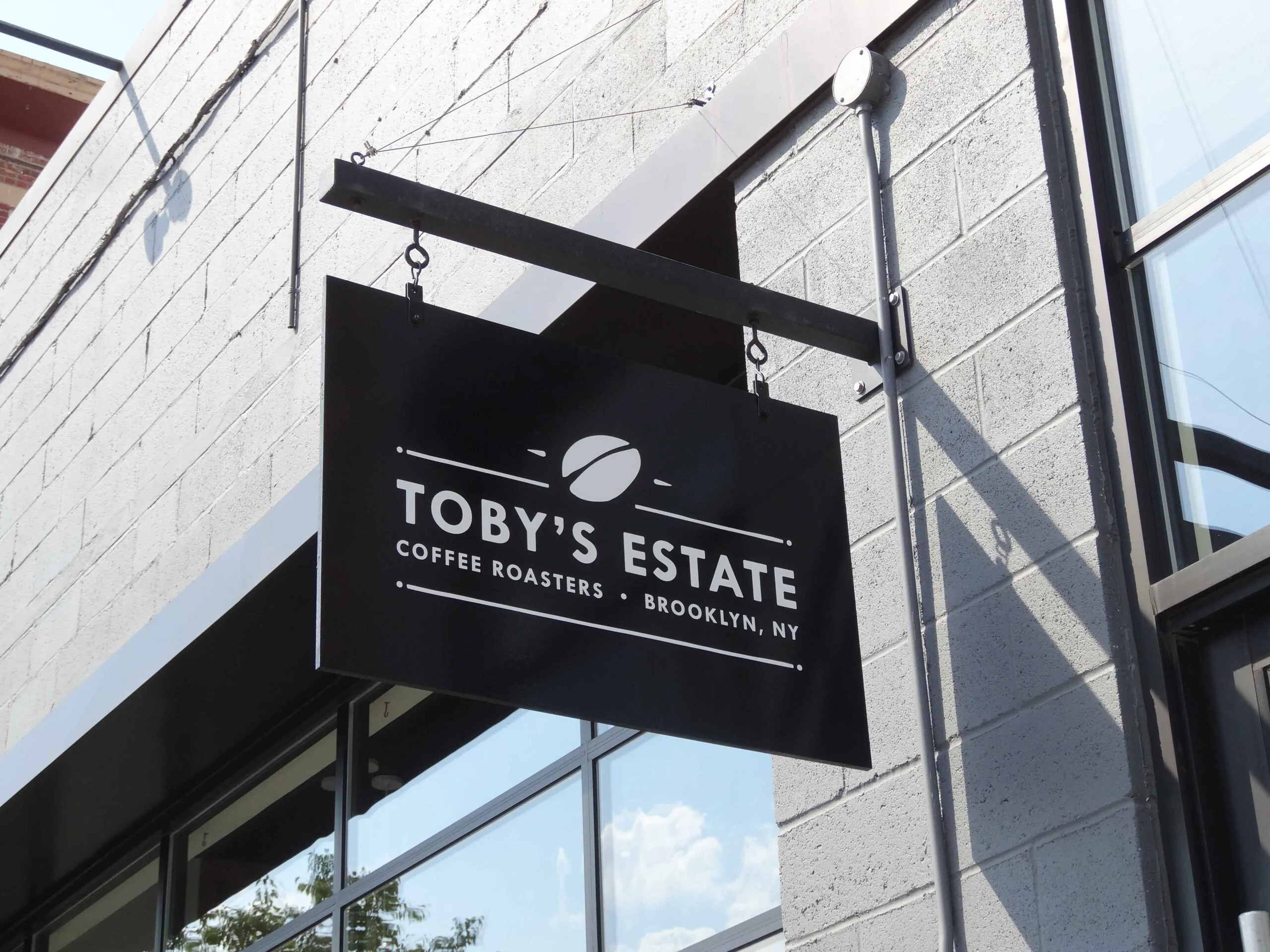 toby's estate coffee roasters blade sign