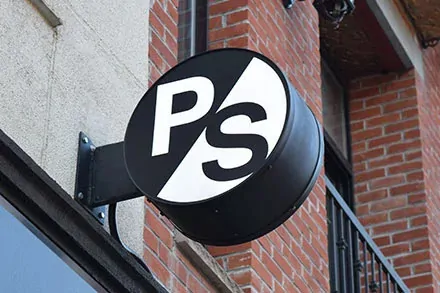 wall blade light box signs