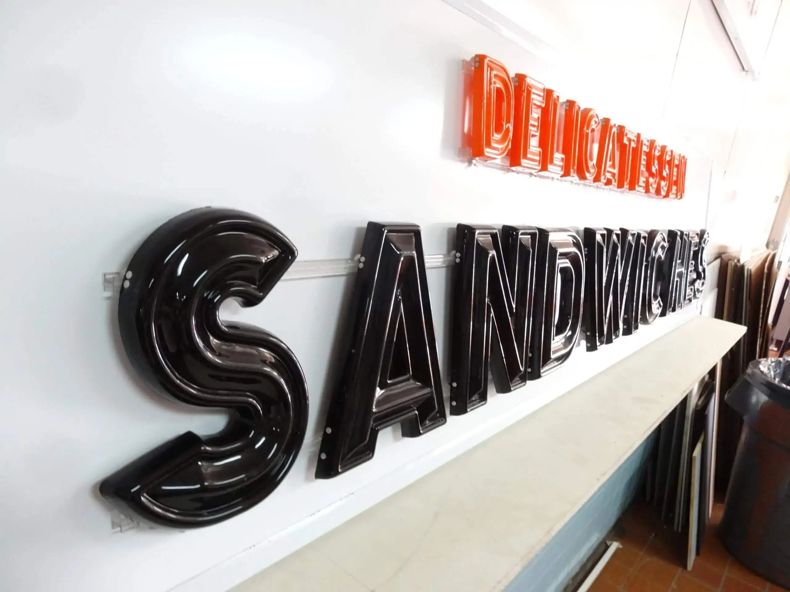 wall letter event signs