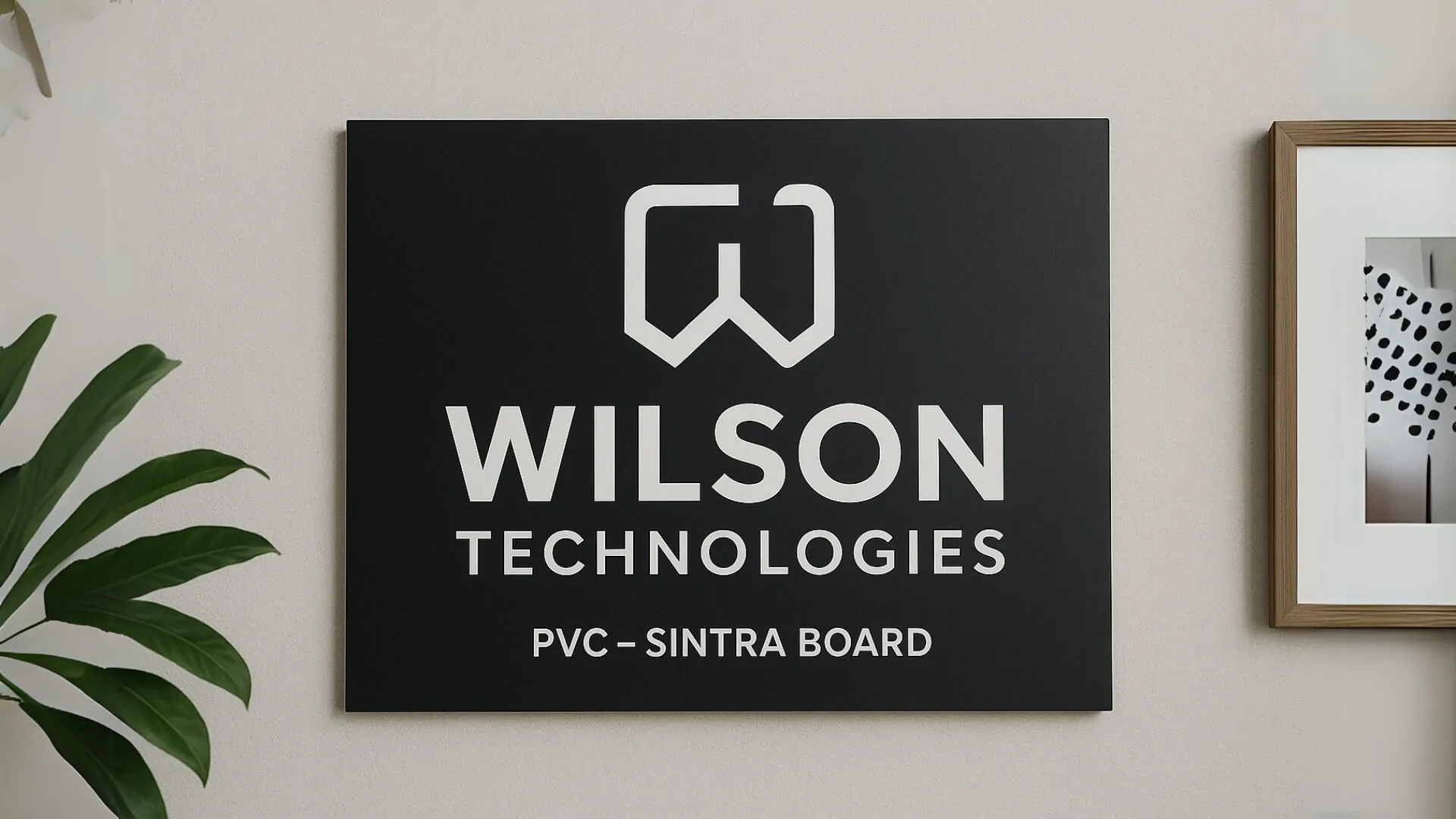 wilson technologies sign made with pvc sintra board
