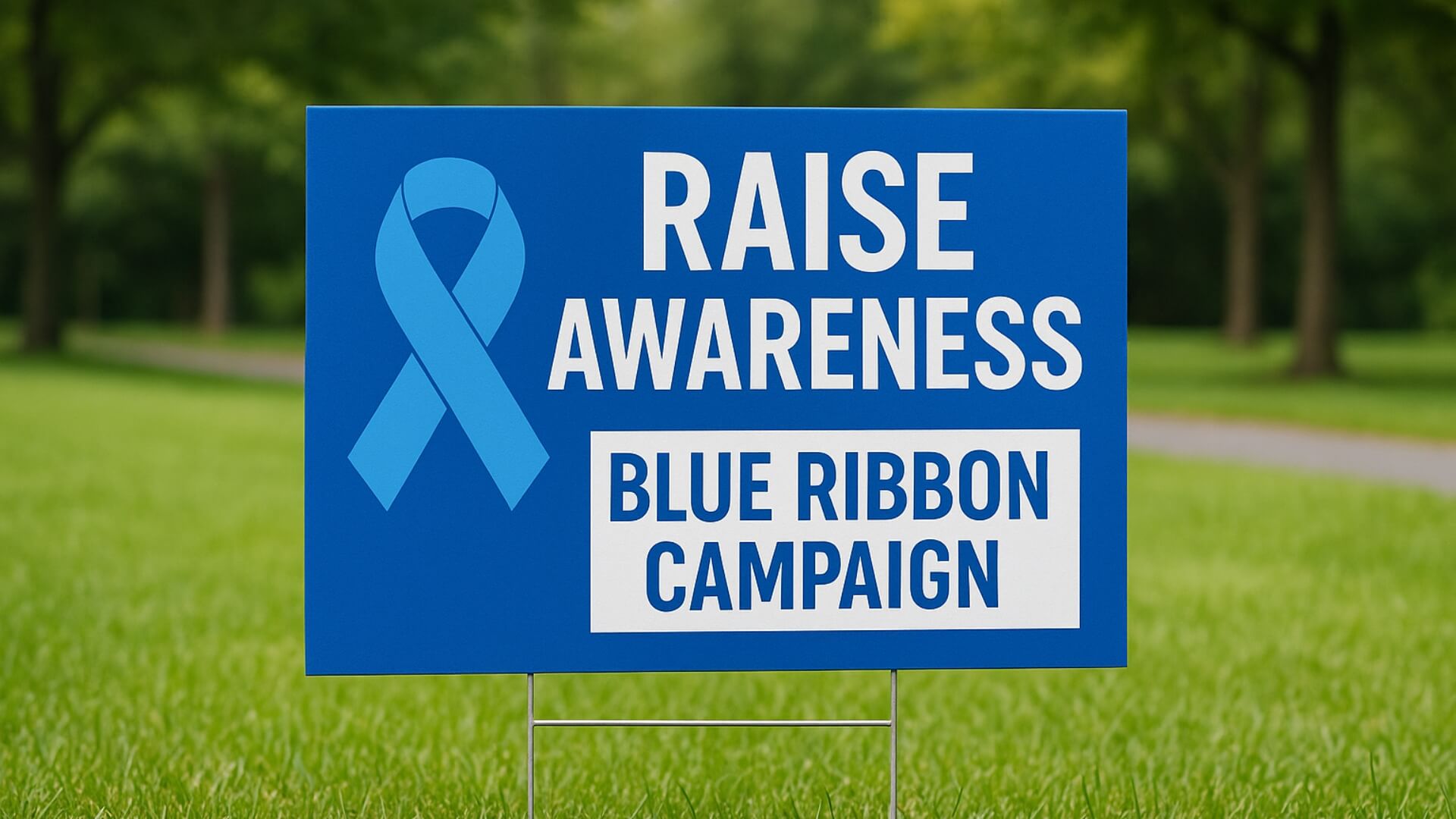 Charity & Non-Profit 42 yard sign for raise awareness nyc