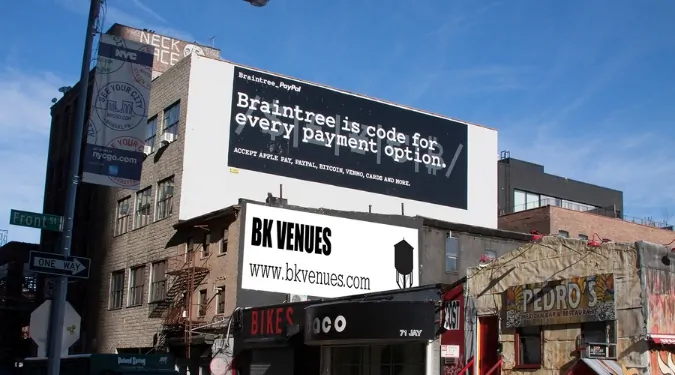 vinyl banner for braintree