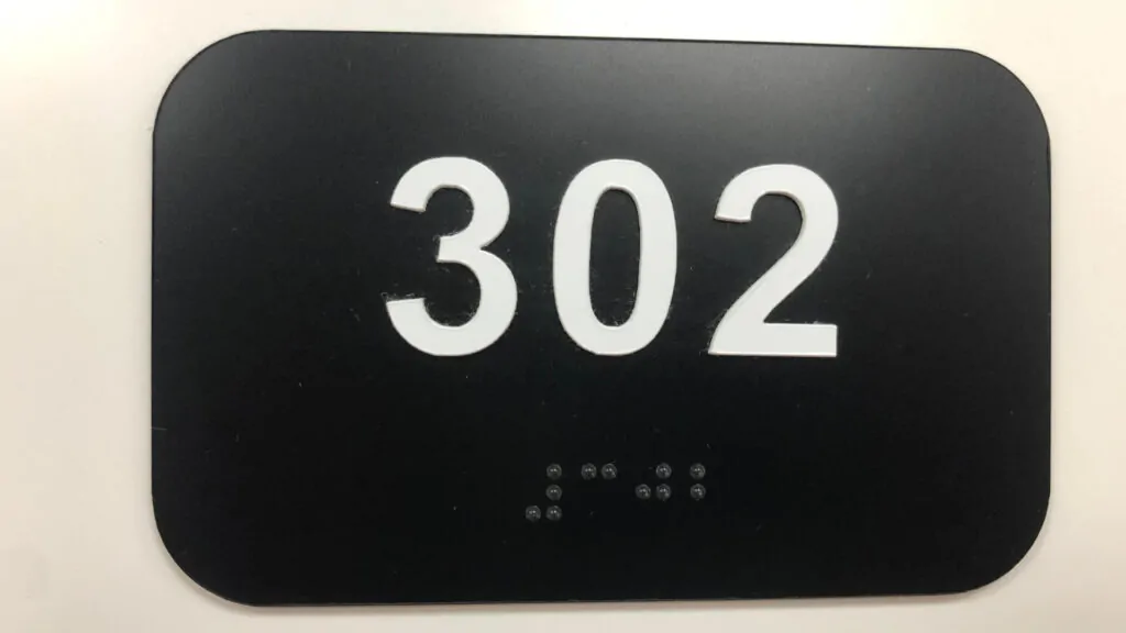 door sign for corporate offices