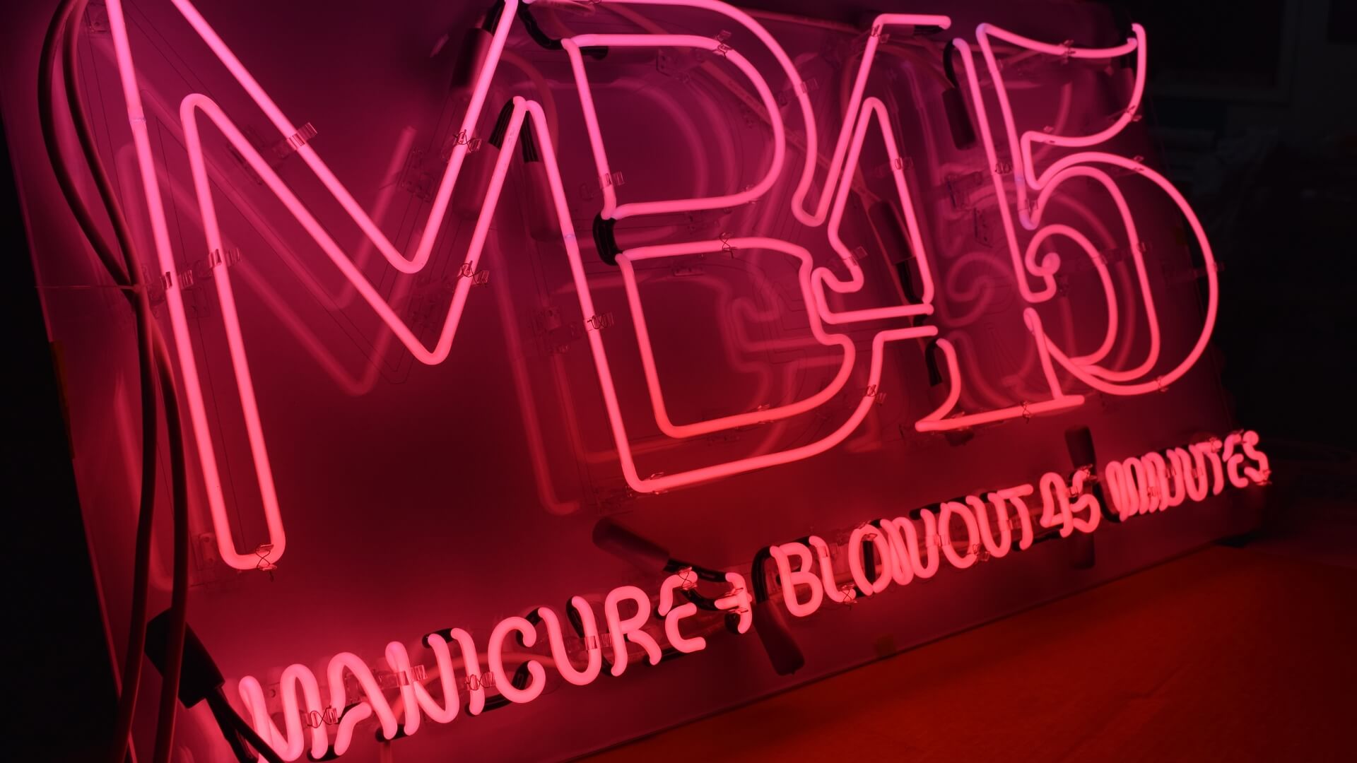 mb45 neon sign