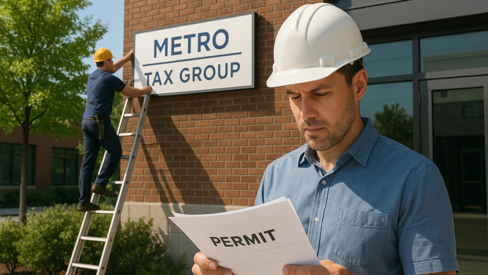 metro tax group sign permit in new york city
