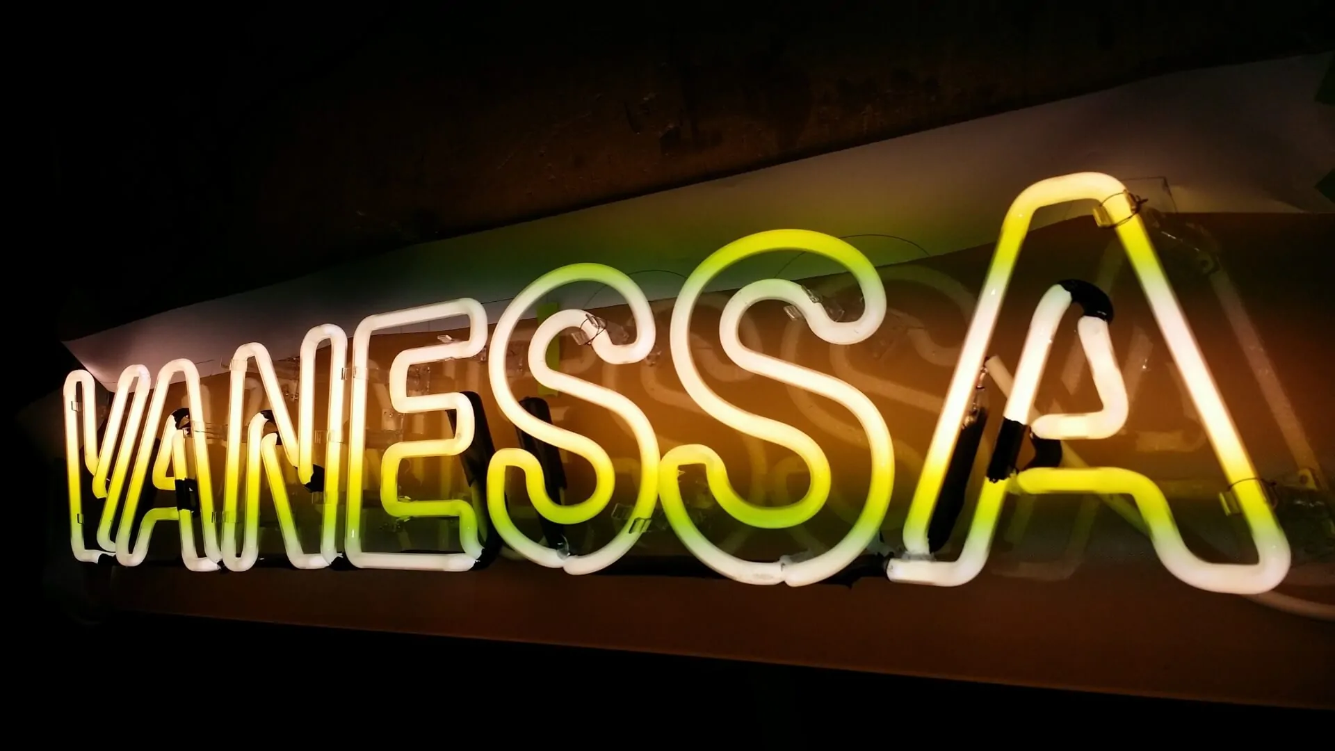 neon sign name