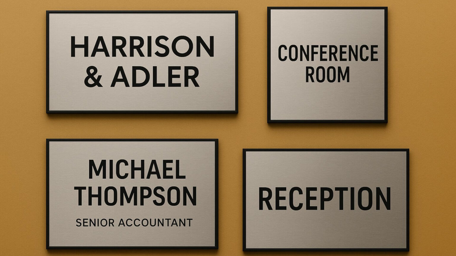 Door Signs - Office Entrance Door Signs and More