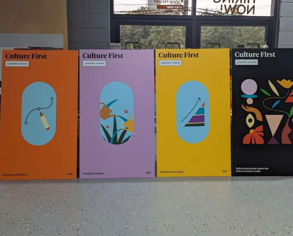 rigid signs for culture first leaders forum