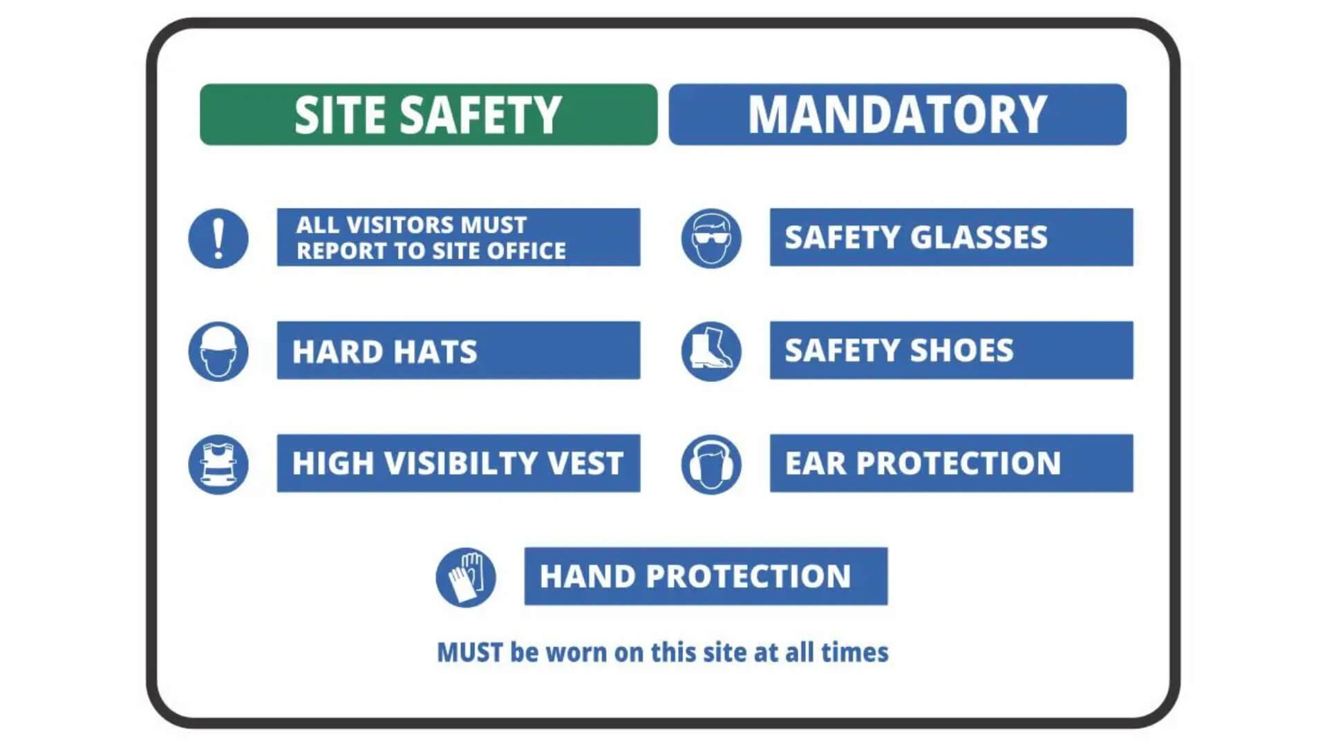 site safety signs ny