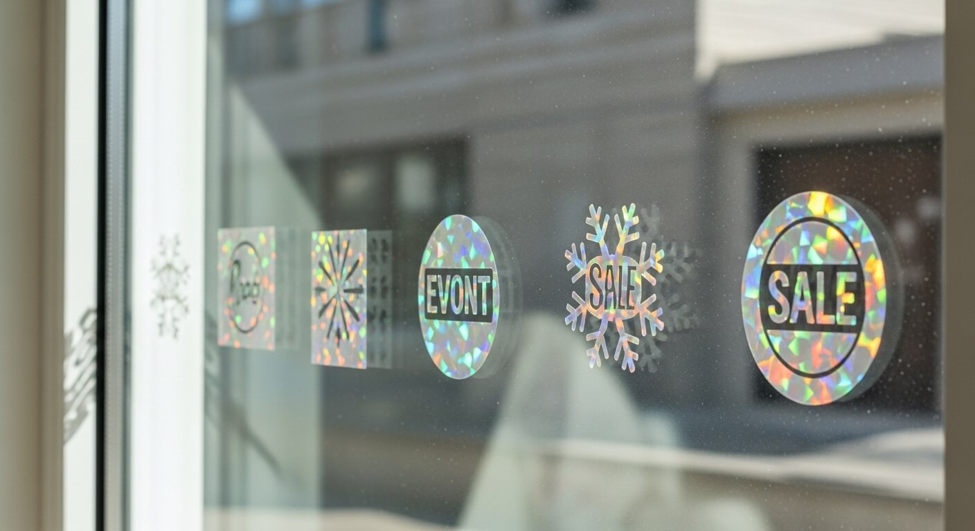 Holographic Decals 94 Static Cling Holographic Decals