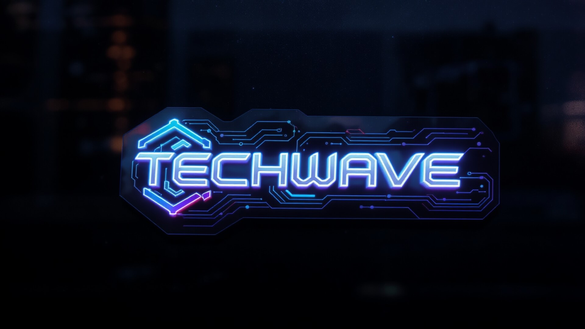 holographic decal for techwave with holographic circuit design and color reflections