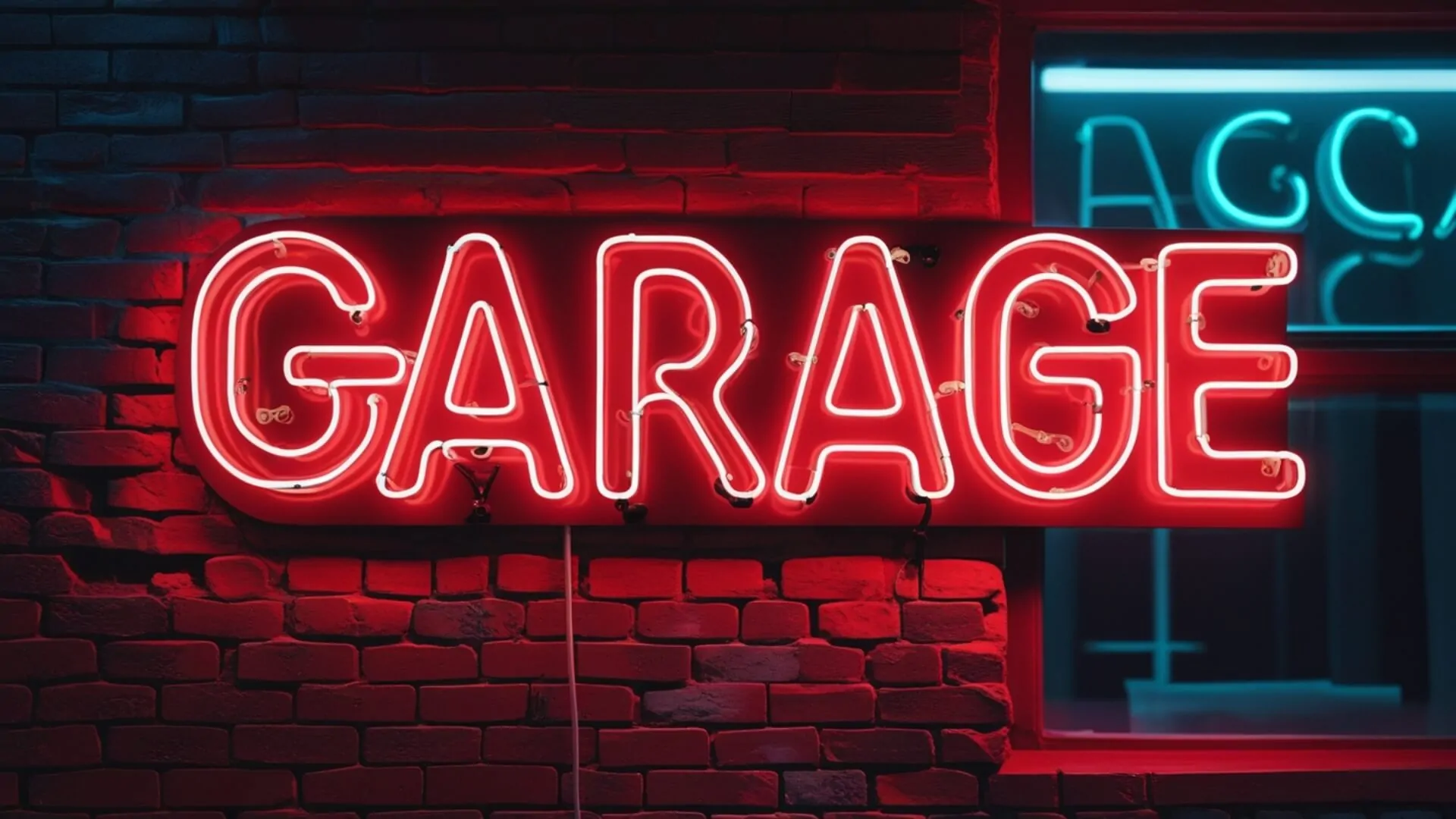 lighted sign made for garage sign in new york city