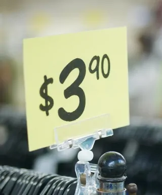 pricing label paper signs for supermarkets
