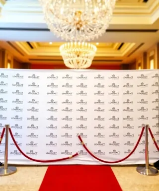 red carpet step and repeat backdrops for conventions and expos