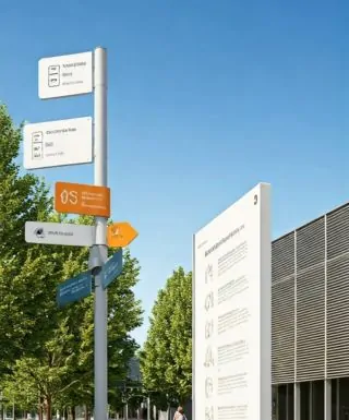way finding signage for university campuses