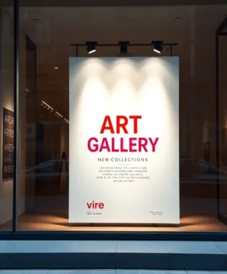 window graphics for art galleries nyc