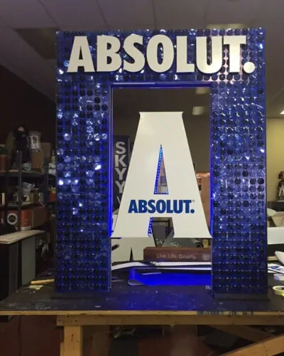 absolut sequin sign