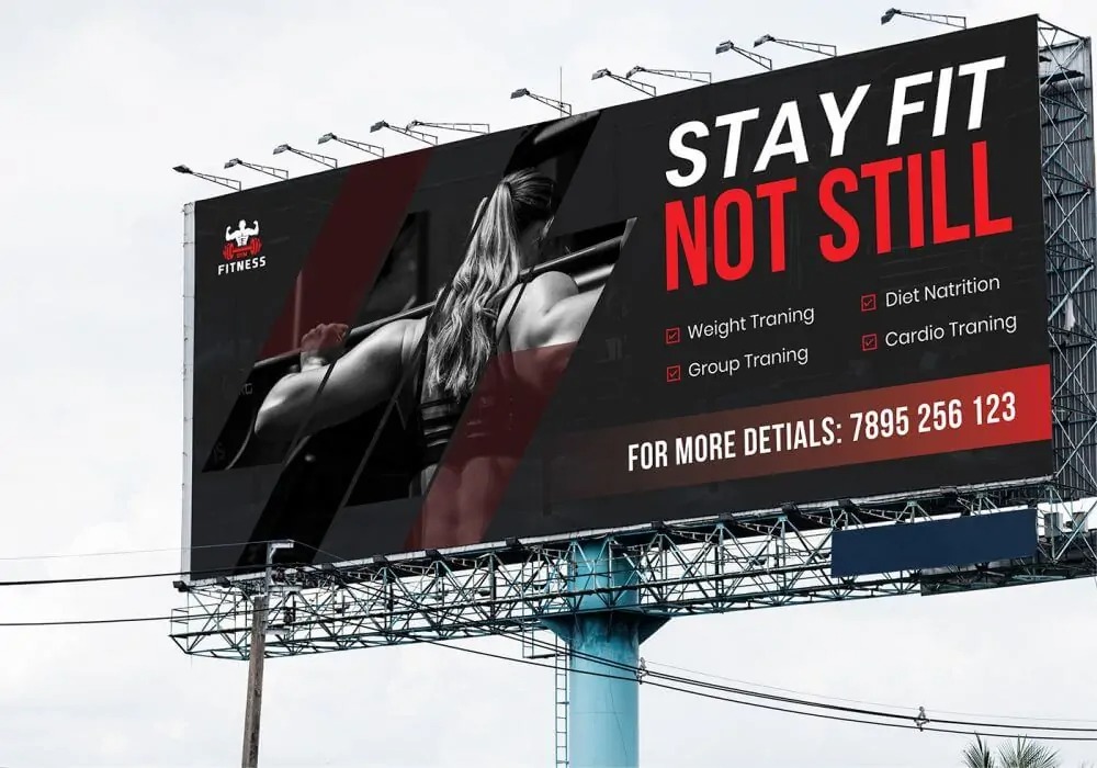 billboard printing for advertisement