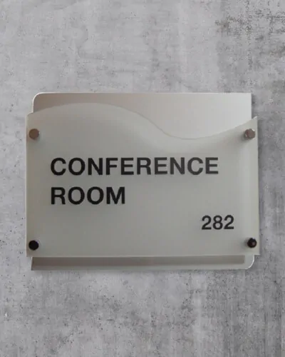 conference room ada signs