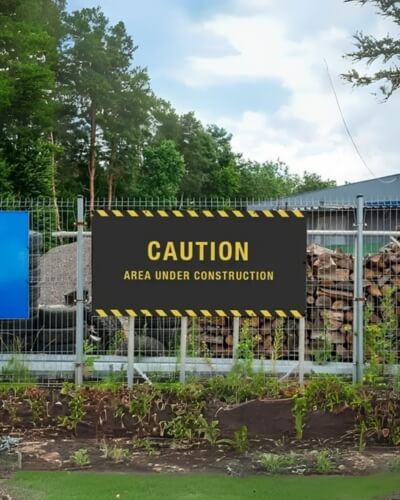 construction mesh banner printing
