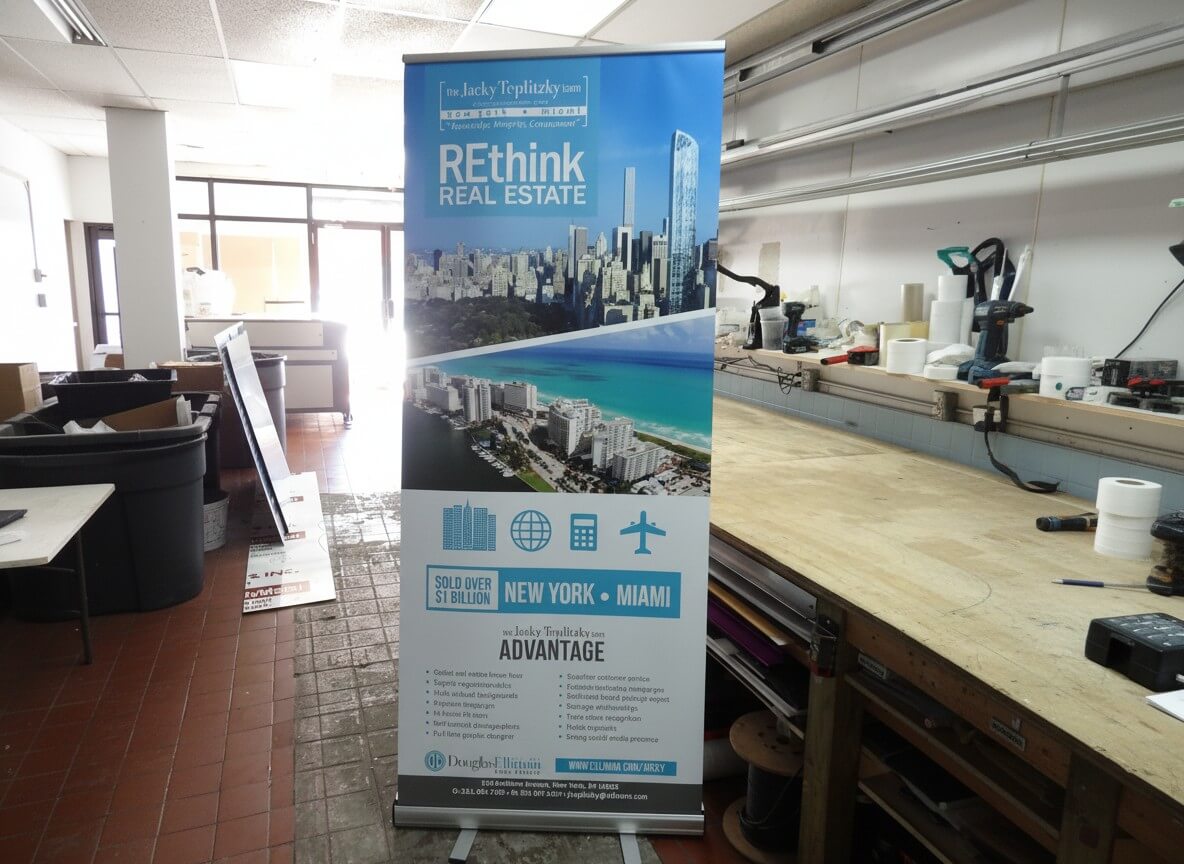 custom banner stands ny