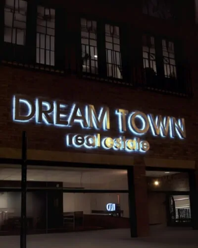 custom channel letters for real estate