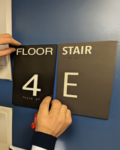 Floor Number Signs 51 custom floor signs in newyork