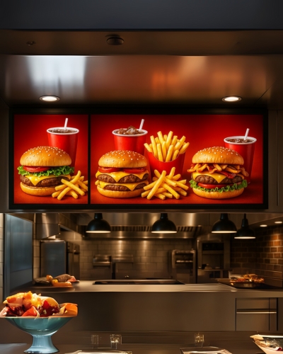 Duratrans Printing 76 custom food duratrans signs nyc