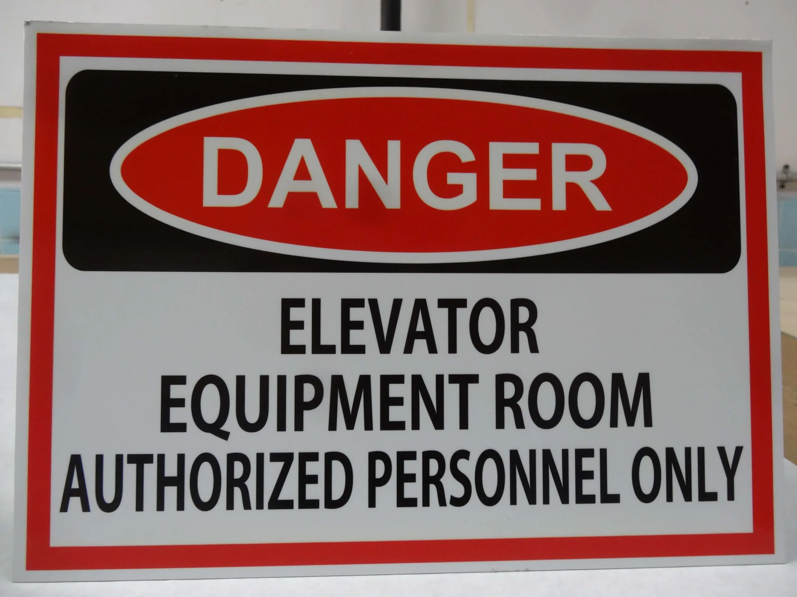 danger fire safety sign