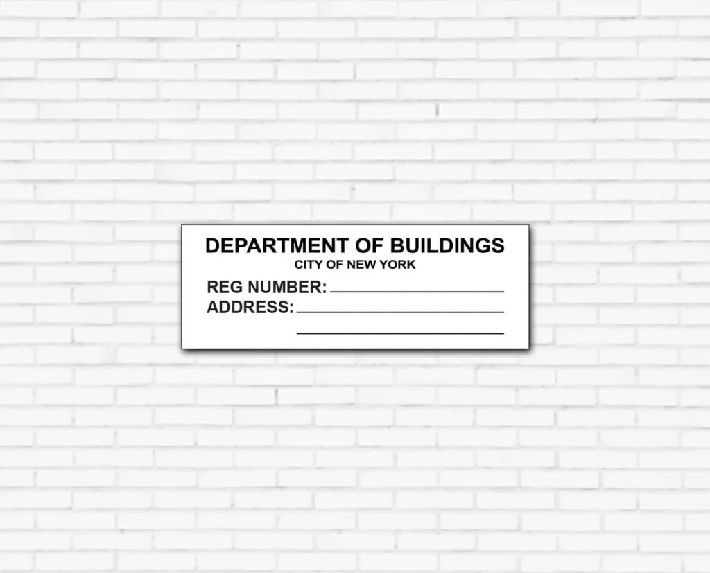 department of building hpd sign