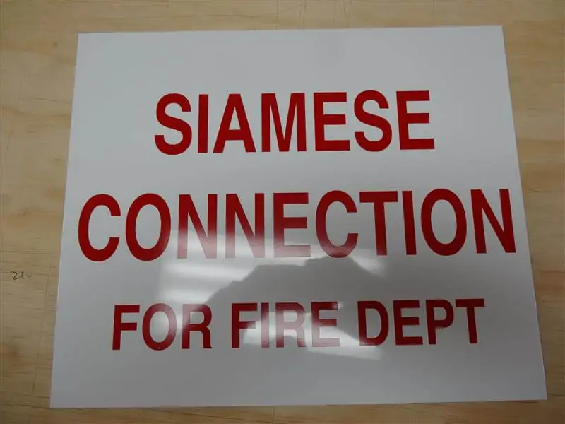fire safety signs