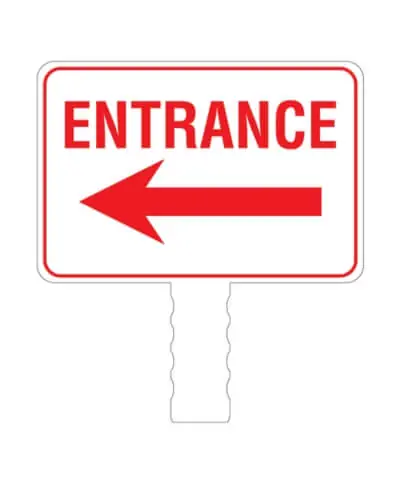 handheld lollipop sign