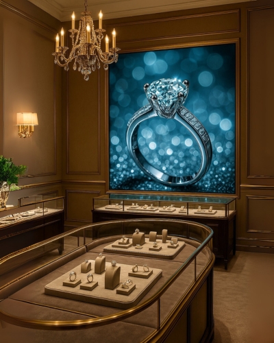 Duratrans Printing 73 luxury jewelry duratrans signs
